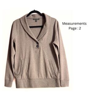 Vtg Banana Republic Sz: M Mens Brown Cardigan / Cigar Academia Pullover Sweater